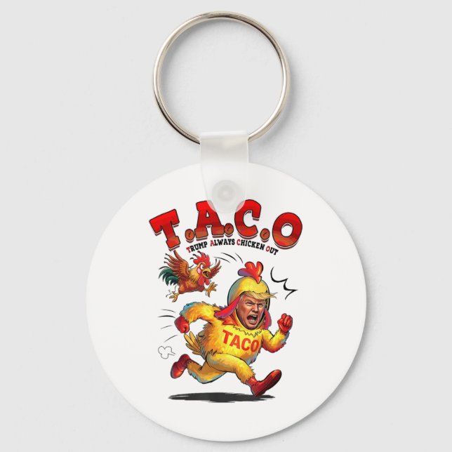 Llavero Taco Trump es gracioso y siempre expulsa a hombres (Anverso)
