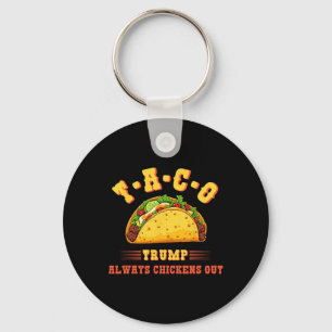 Llavero Taco Trump Siempre se Rajó Divertido T.a Político