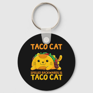 Llavero Tacocat lanza hacia atrás Taco Cat Cinco De Cinco