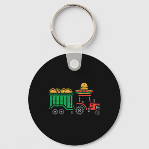 Llavero Tacos De Tractor Para Niños Niño Divertido Cinco D