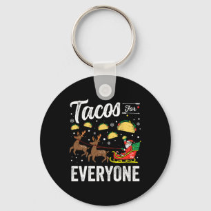 Llavero Tacos para todos Navidad Taco Divertido Xmas Santa