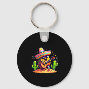 Llavero Tacos tocando guitarra divertida Cinco De Mayo