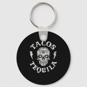 Llavero Tacos Y Tequila Gastronomía Mexicana Tee Hombres W