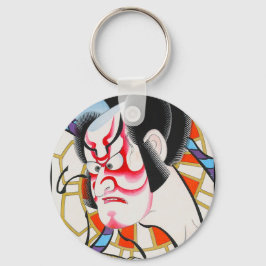 Llavero tadamasa tradicional kabuki de Guay japonés