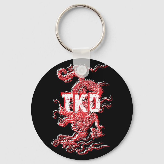 Llavero Tae Kwon Do Dragon Keychain (Anverso)