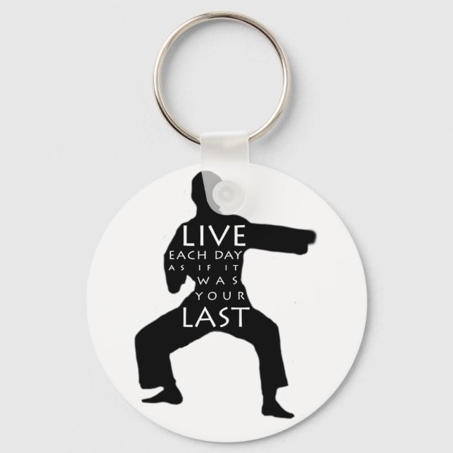 Llavero Tae Kwon Do / Karate Keychain - Activo Cada Día (Anverso)
