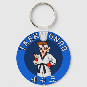 Llavero taekwondo guy badge