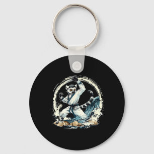 Llavero Taekwondo Lémur Kickboxing Animall Jiu-Jitsu Kung