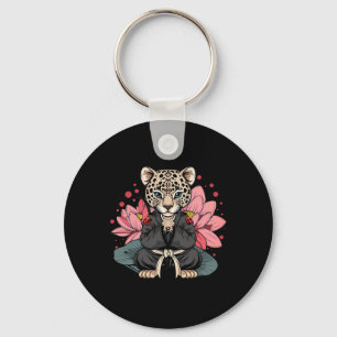 Llavero Taekwondo Leopard Kickboxing Animall Jiu-jitsu Kun
