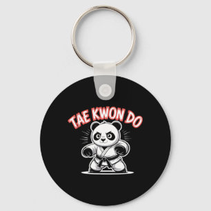 Llavero Taekwondo Panda - Divertido Mma Tkd Panda