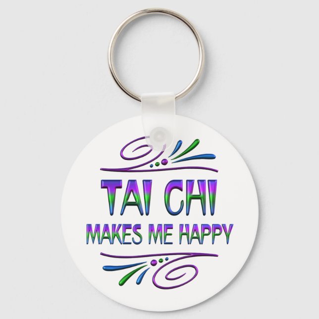 Llavero Tai Chi me hace feliz (Anverso)