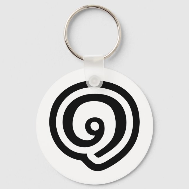 Llavero Tailandia Número 1 / Uno / ๑ (Nueng) Idioma tailan (Anverso)