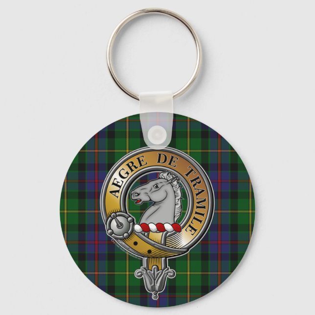 Llavero Tait Tartan & Badge (Anverso)