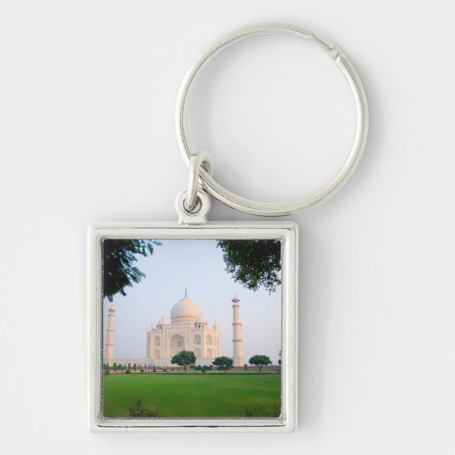 Llavero Taj Mahal al amanecer una de las maravillas de la (Frente)