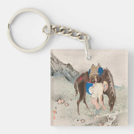 Llavero Takeuchi Seiho : Seihō jū en Fuji, Pl.06 (1894)