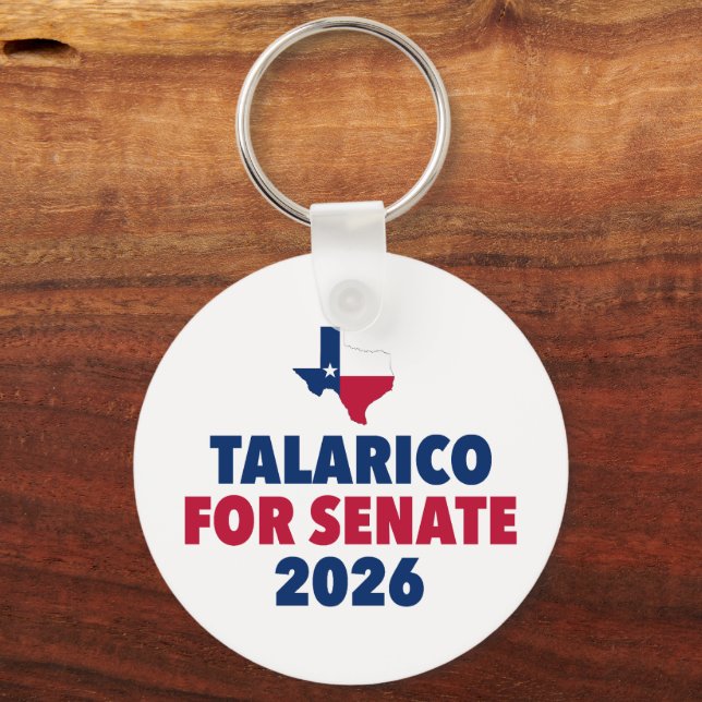 Llavero Talarico para Senado Elección Texas 2026 (Anverso)