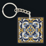 Llavero Talavera Tile Cinco<br><div class="desc">¡No tienes que ir hasta España para echar un vistazo!</div>