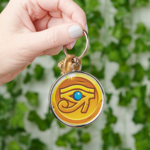 Llavero Talismán de protección del Ojo de Horus del Antigu