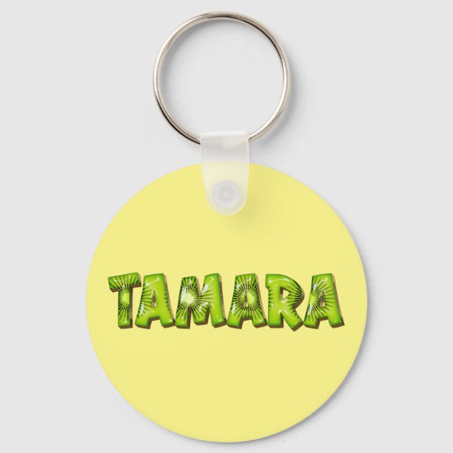 Llavero Tamara Name Kiwi Design Schlüsselanhänger (Anverso)