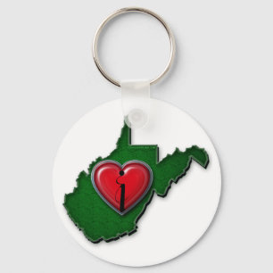 Llavero También amo Virginia Occidental