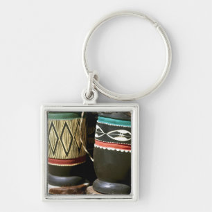 Llavero Tambores tallados a mano, Livingston, Zambia