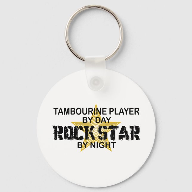 Llavero Tambourine Rock Star by Night (Anverso)