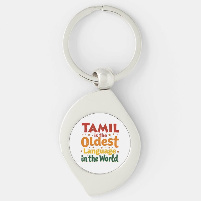 Llavero Tamil, El Idioma Más Antiguo (Anverso)