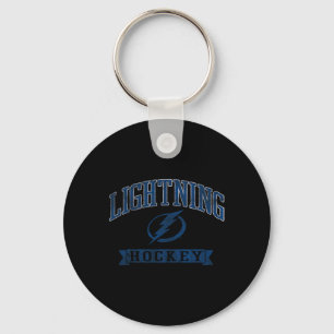 Llavero Tampa Y Lightning Vintage Hockey Gris Licencia Ofi