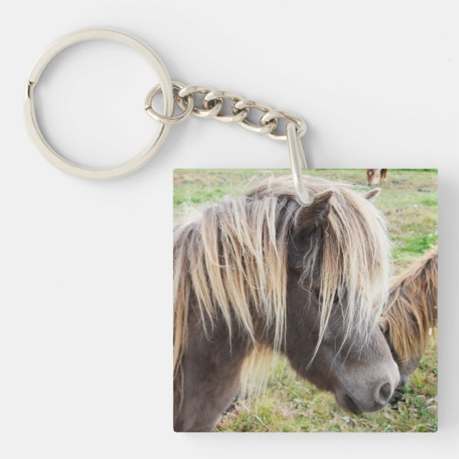 Llavero Tan Colorido Shetland Pony, (Frente)