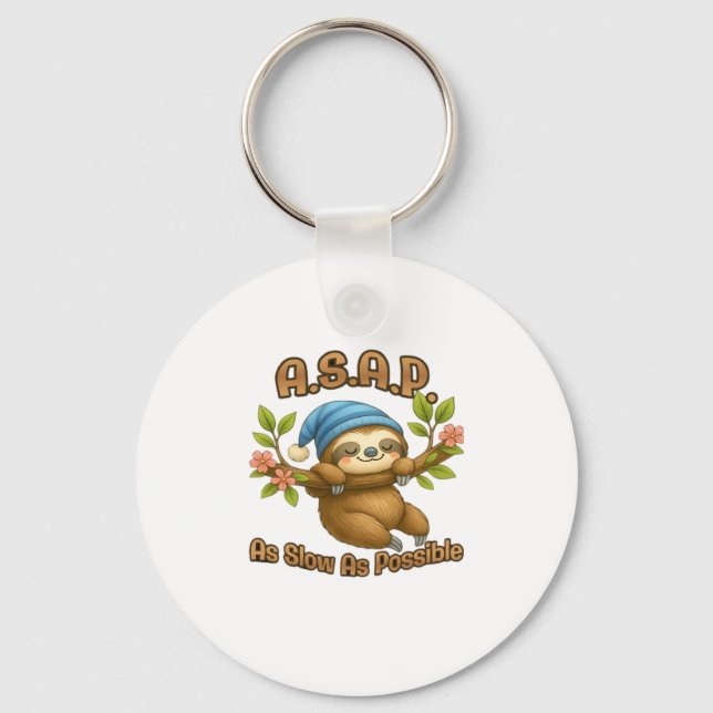 Llavero Tan Lento Como Sea Posible - Tragita ASAP Classic  (Anverso)