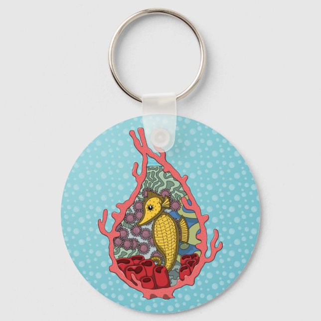 Llavero Tanga the Seahorse Keychain (Anverso)