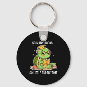Llavero Tantos Libros Poco Tiempo Erudito Tortuga 