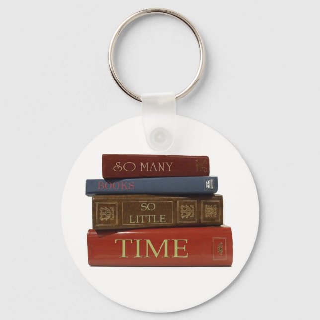 Llavero Tantos Libros Tan Poco Tiempo (Anverso)
