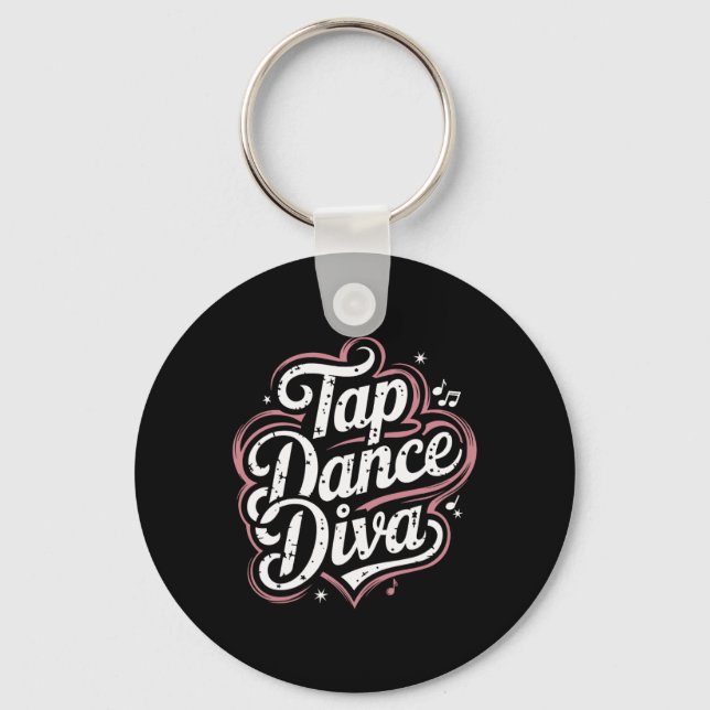 Llavero Tap Dance Diva (Anverso)