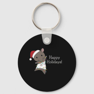 Llavero Tapir Christmas Tapire Winter Animals