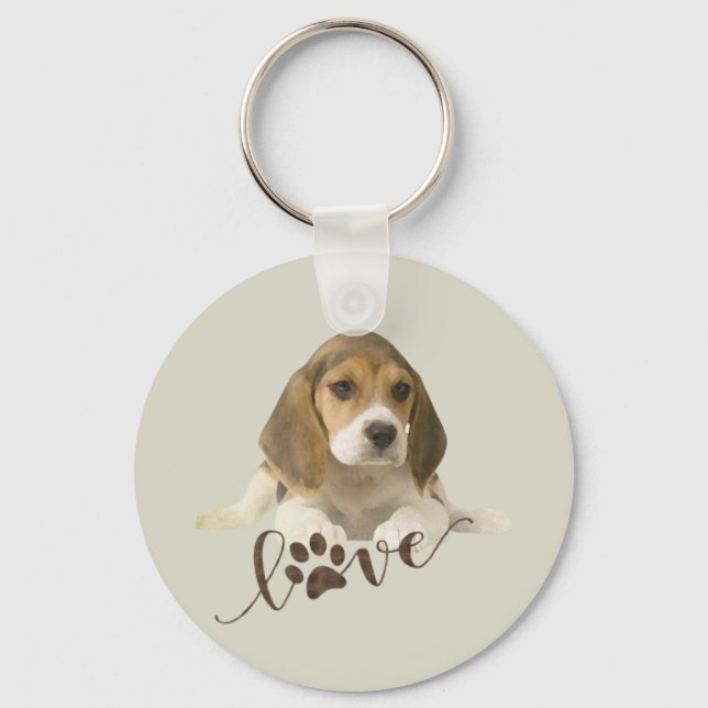 Llavero Tapiz Beagle Faux Canvas Print Acrylic Print Tr (Anverso)