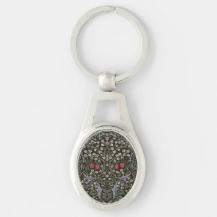 Llavero Tapiz floral de Blackthorn de William Morris