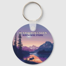 Tarjeta de Alberta Canadá para el Parque Nacional