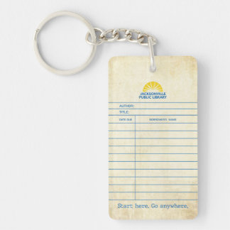 Llavero Tarjeta de catálogo antiguo