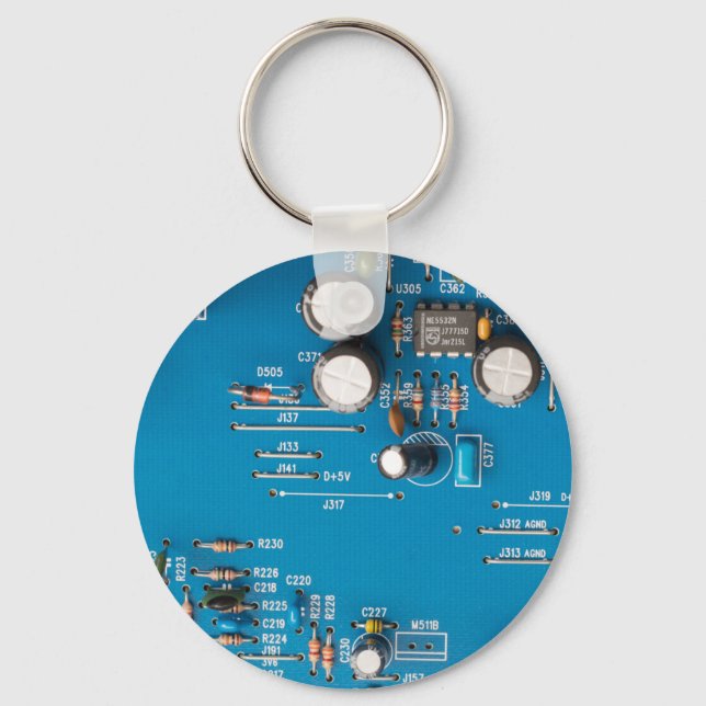 Llavero Tarjeta de circuitos electrónicos (Anverso)