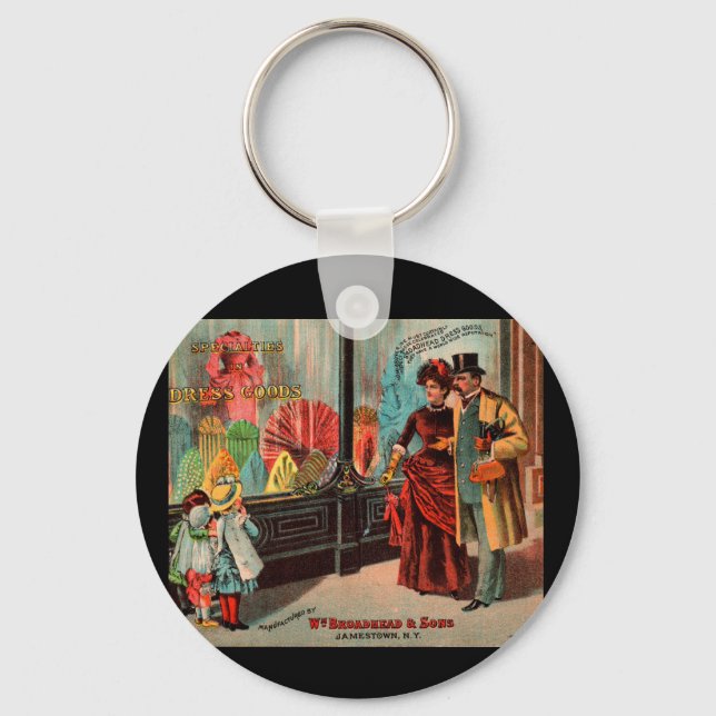 Llavero tarjeta de comercio William Broadhead & Sons dress (Anverso)