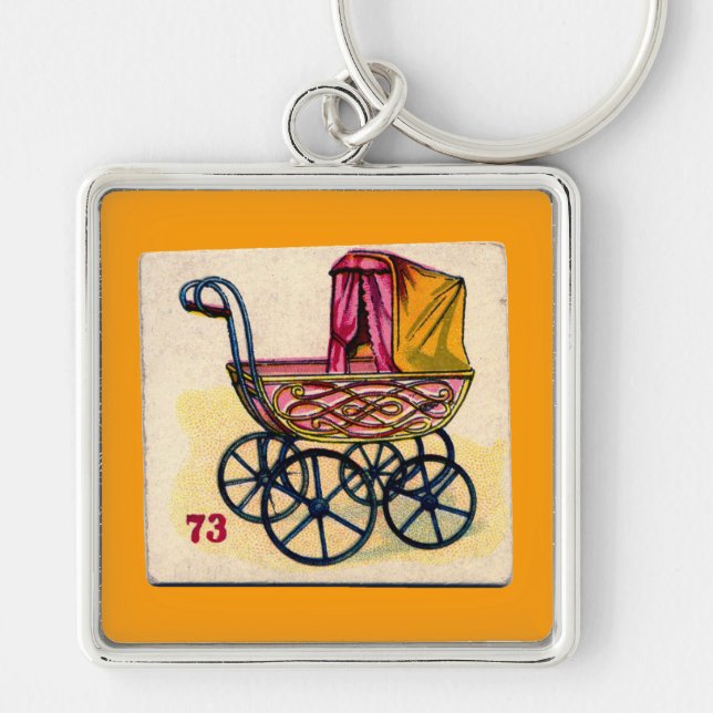 Llavero Tarjeta de juego para niños con buggy (Frente)