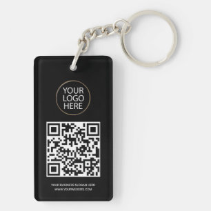 Llavero Tarjeta de presentación con código QR personalizad