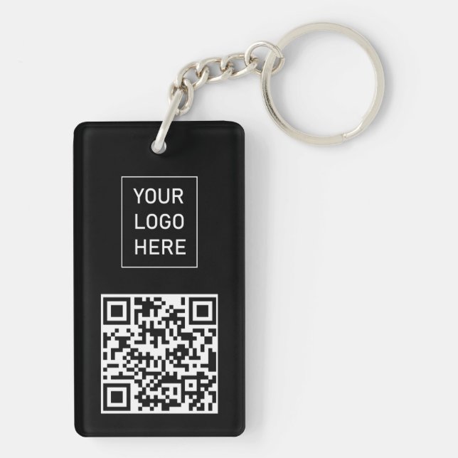 Llavero Tarjeta de presentación con código QR personalizad (Atrás)