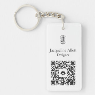 Llavero Tarjeta de presentación de código QR