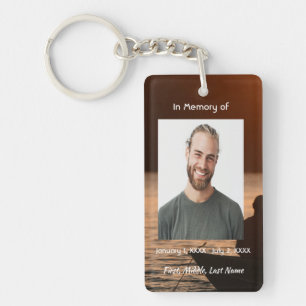 Llavero Tarjeta de recuerdo de bolsillo Memorial para pesc