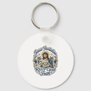Llavero Tarjeta de respuesta a la invitación de Jesús Tarj