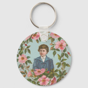 Llavero Tarjeta de San Valentín alemana antigua kitsch, 18