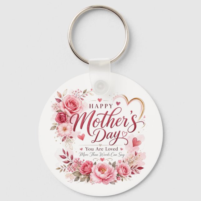 Llavero Tarjeta del Día de la Madre (Anverso)