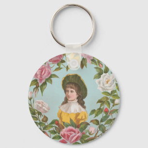 Llavero Tarjeta del Día de San Valentín alemana vintage ki